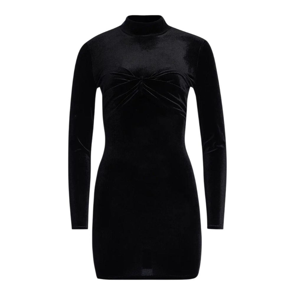 SER.O.YA Women's Dress Margie Long Sleeve Mini Size M Black